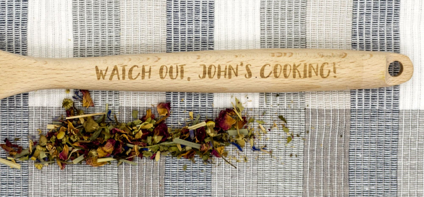 Wooden Spoon | Kitchen Spoon | Engraved | Personalised Wooden Spoon | Chef Gift